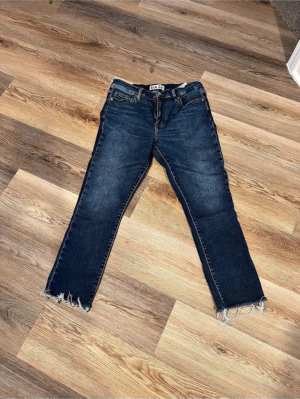 Daze Women's Straight Leg Jeans Waist 29 Blue